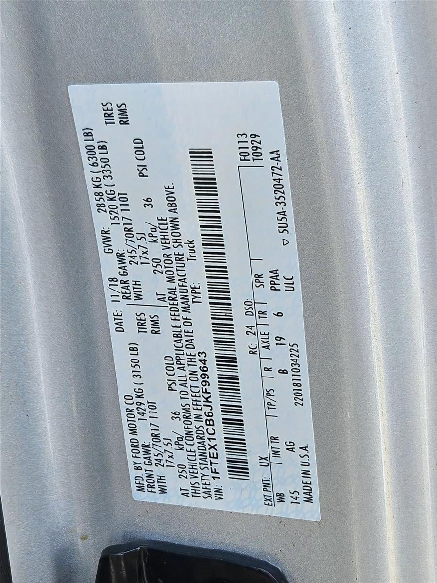 2018 Ford F-150 XL 2WD SuperCab 6.5' Box