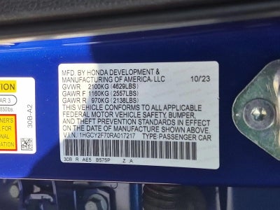 2024 Honda Accord Hybrid Sport-L Sedan