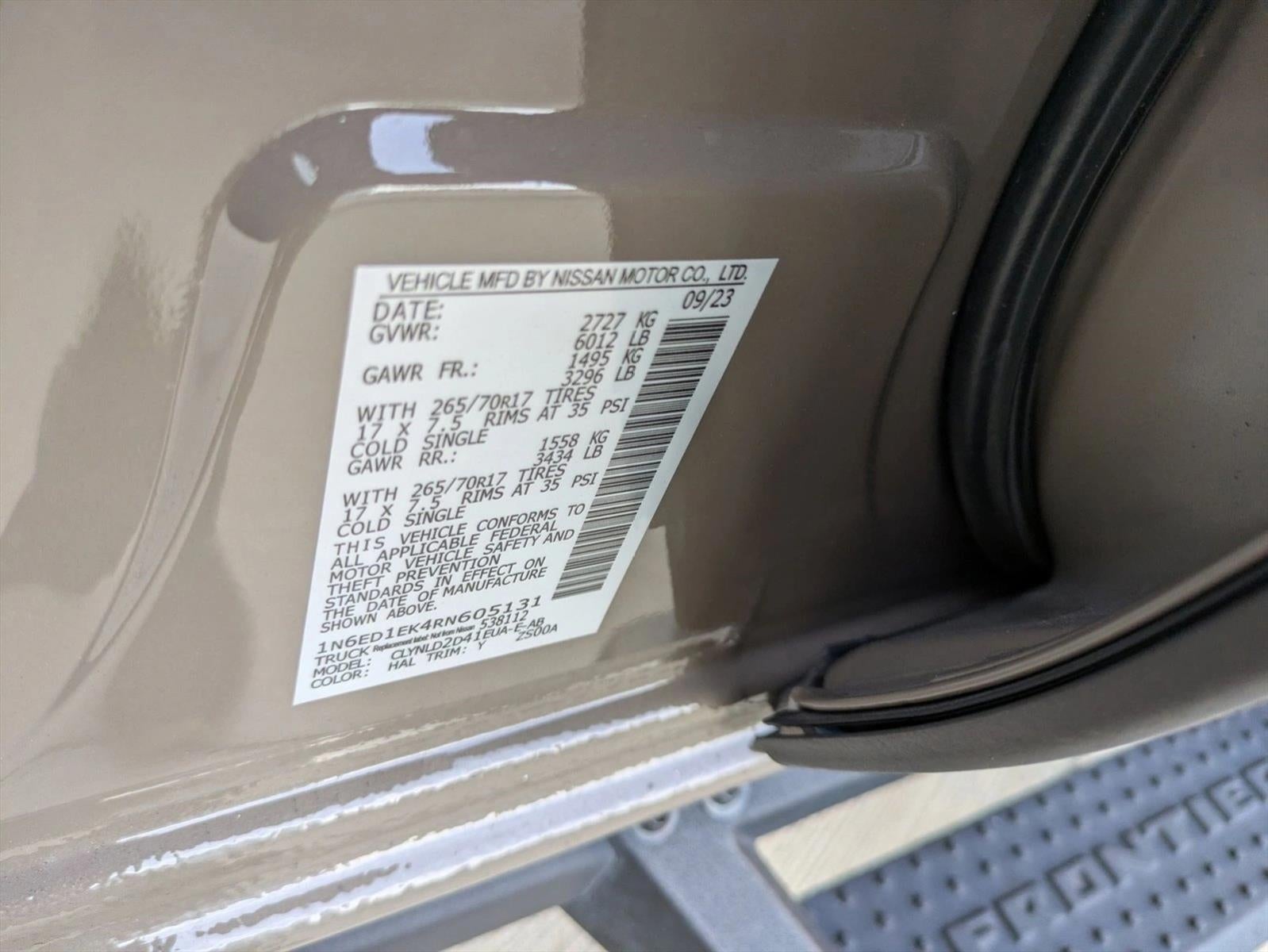 2024 Nissan Frontier Crew Cab 4x4 PRO-4X