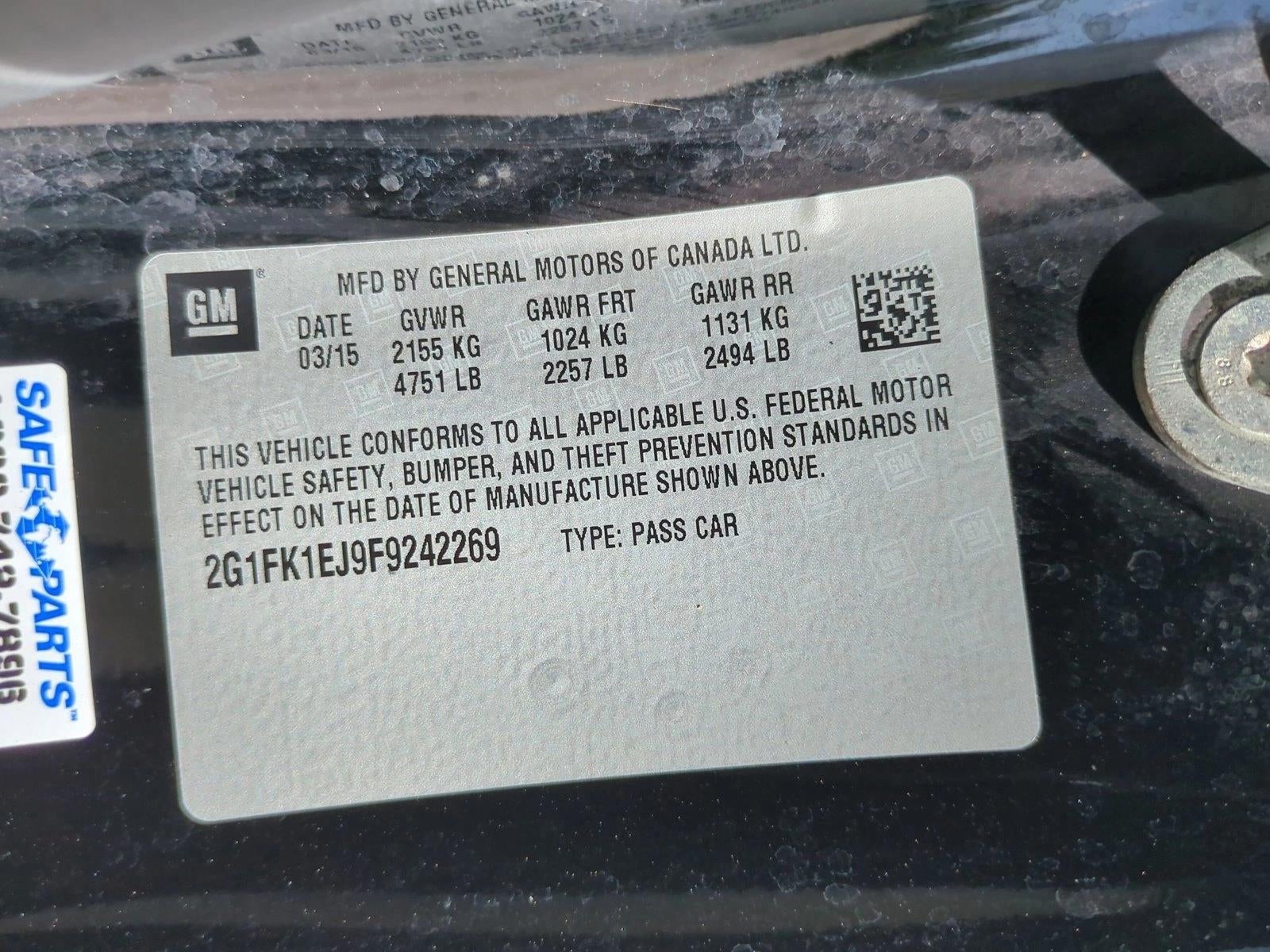 2015 Chevrolet Camaro 2dr Cpe SS w/2SS