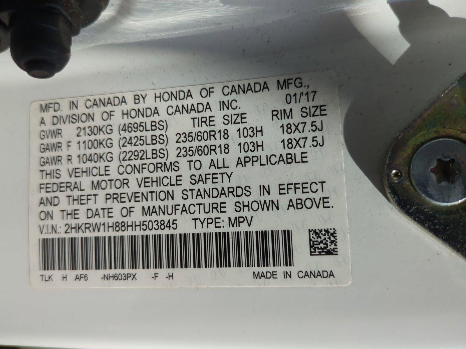 2017 Honda CR-V EX-L 2WD