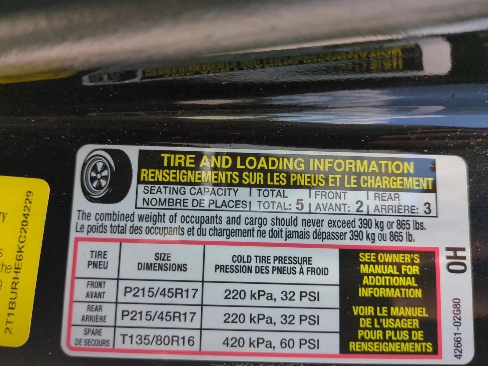 2019 Toyota Corolla SE CVT (Natl)