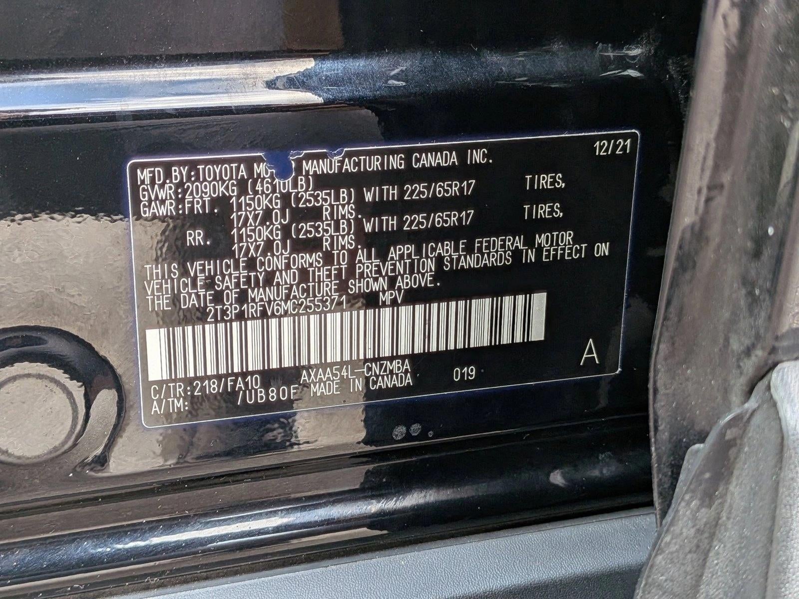 2021 Toyota RAV4 XLE AWD (Natl)