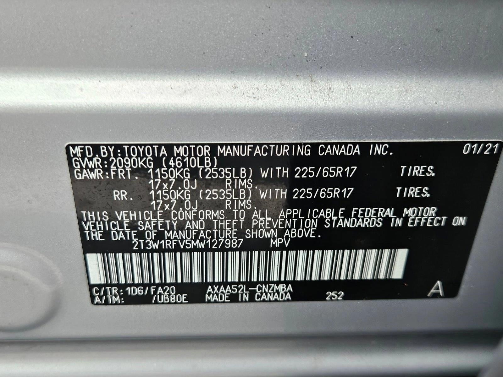 2021 Toyota RAV4 XLE FWD (GS)