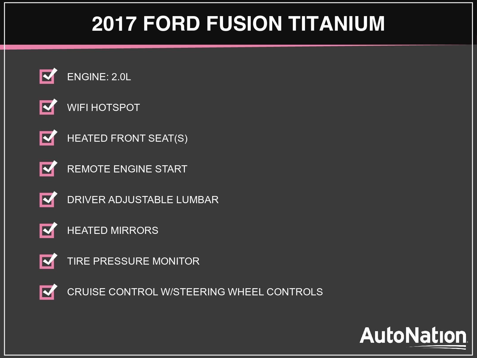 2017 Ford Fusion Titanium FWD