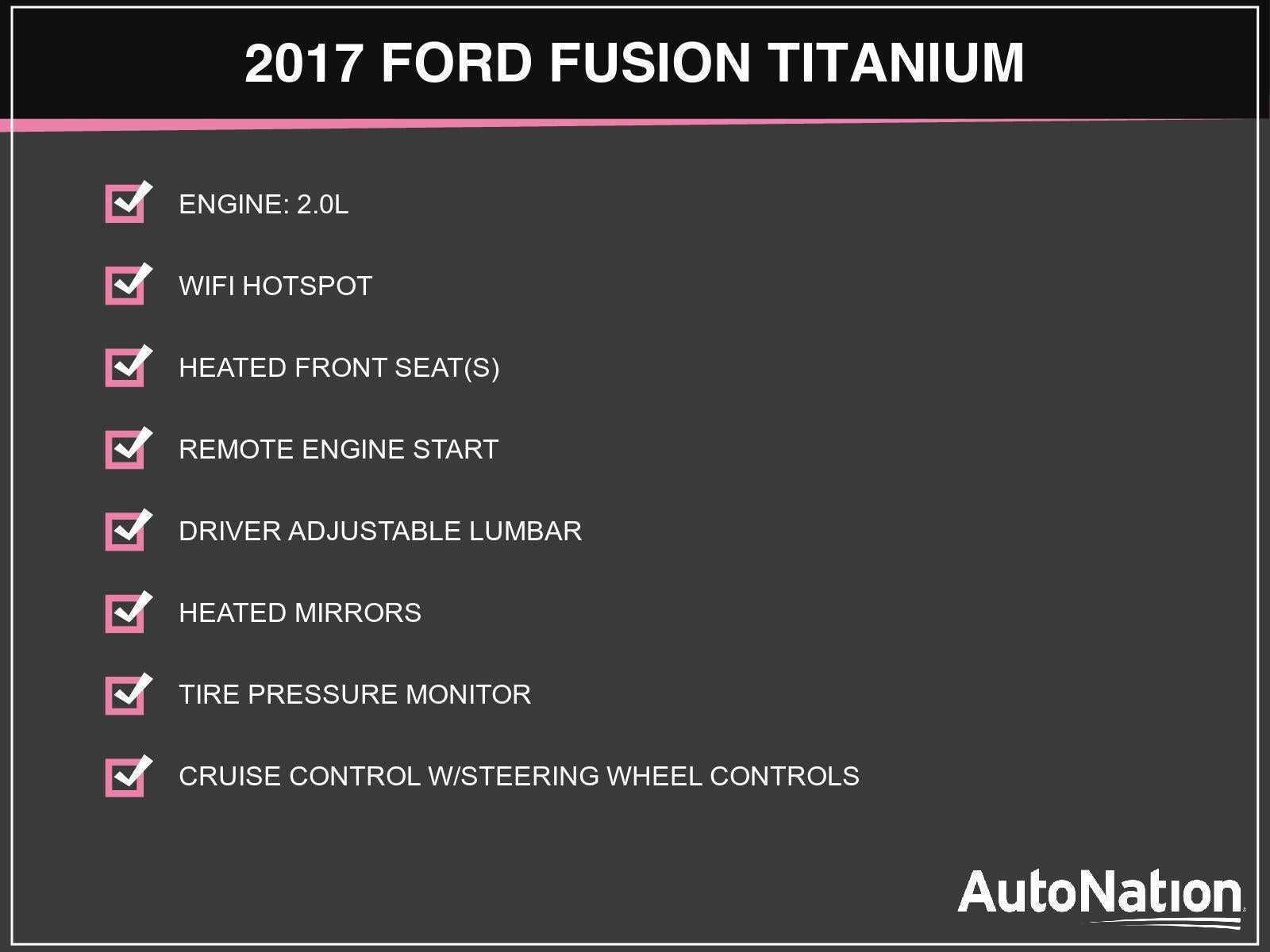 2017 Ford Fusion Titanium FWD