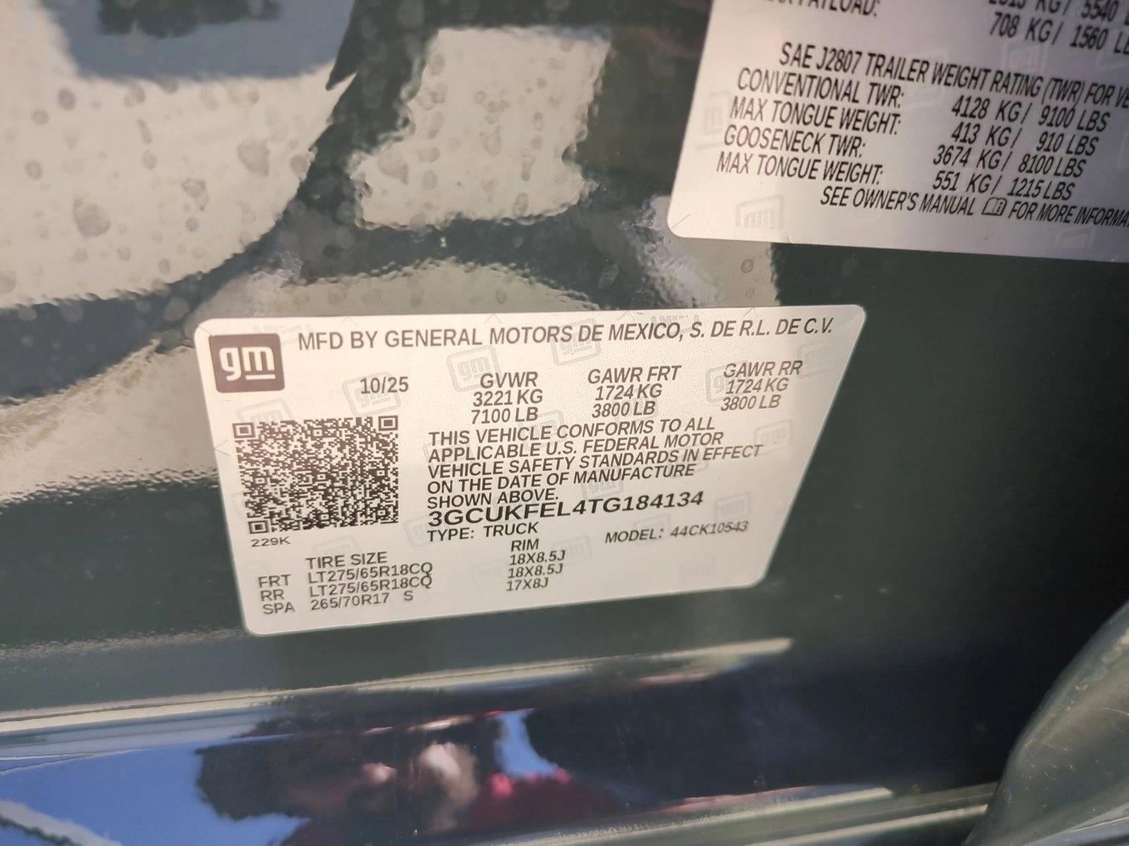 2026 Chevrolet Silverado 1500 Crew Cab Short Box 4-Wheel Drive LT Trail Boss