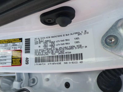 2022 Toyota Tacoma 2WD 2WD SR5 Double Cab 5' Bed V6 AT (GS)