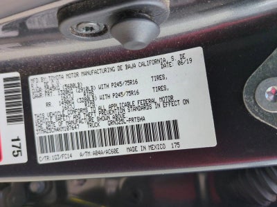 2019 Toyota Tacoma 2WD 2WD SR5 Double Cab 5' Bed V6 AT (GS)