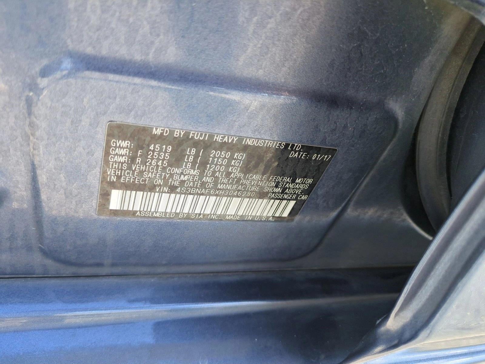 2017 Subaru Legacy 2.5i Premium
