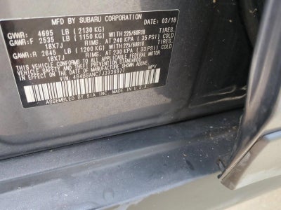 2018 Subaru Outback 2.5i Limited