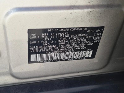 2018 Subaru Outback 2.5i Limited