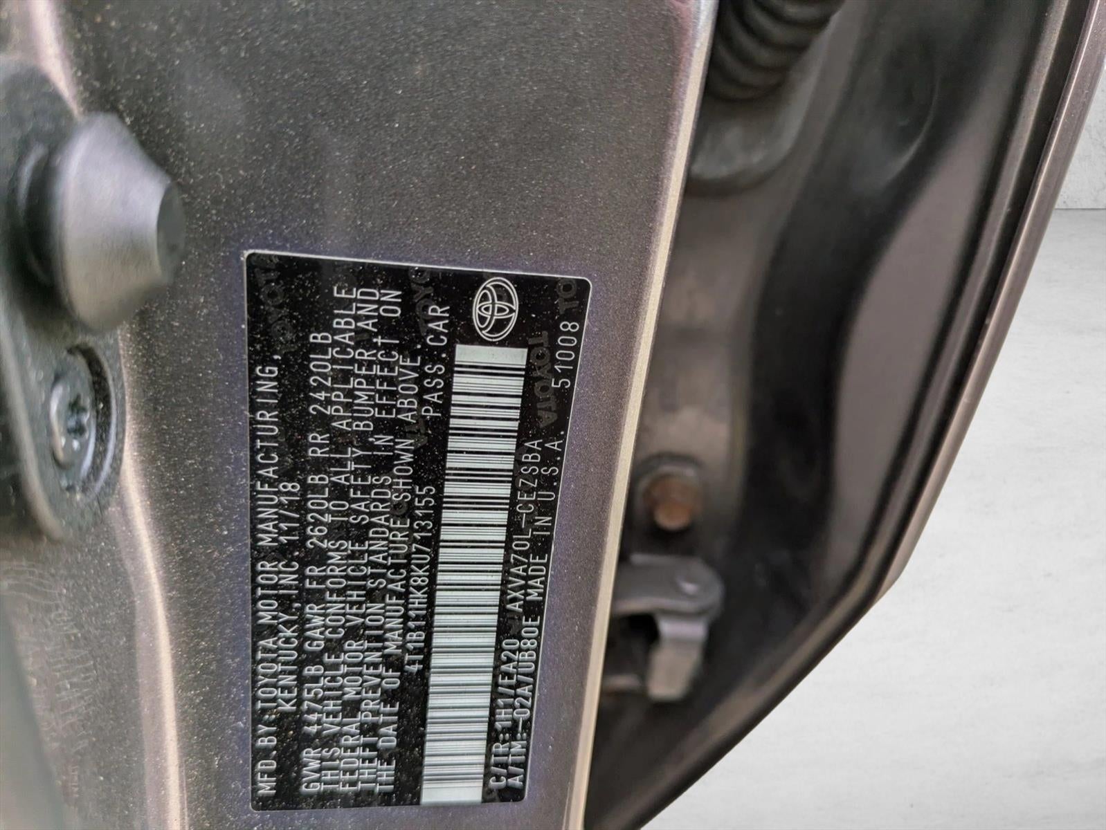 2019 Toyota Camry SE Auto (Natl)