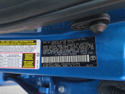 2019 Toyota Camry XSE Auto (Natl)