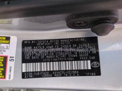 2023 Toyota Camry LE Auto (SE)