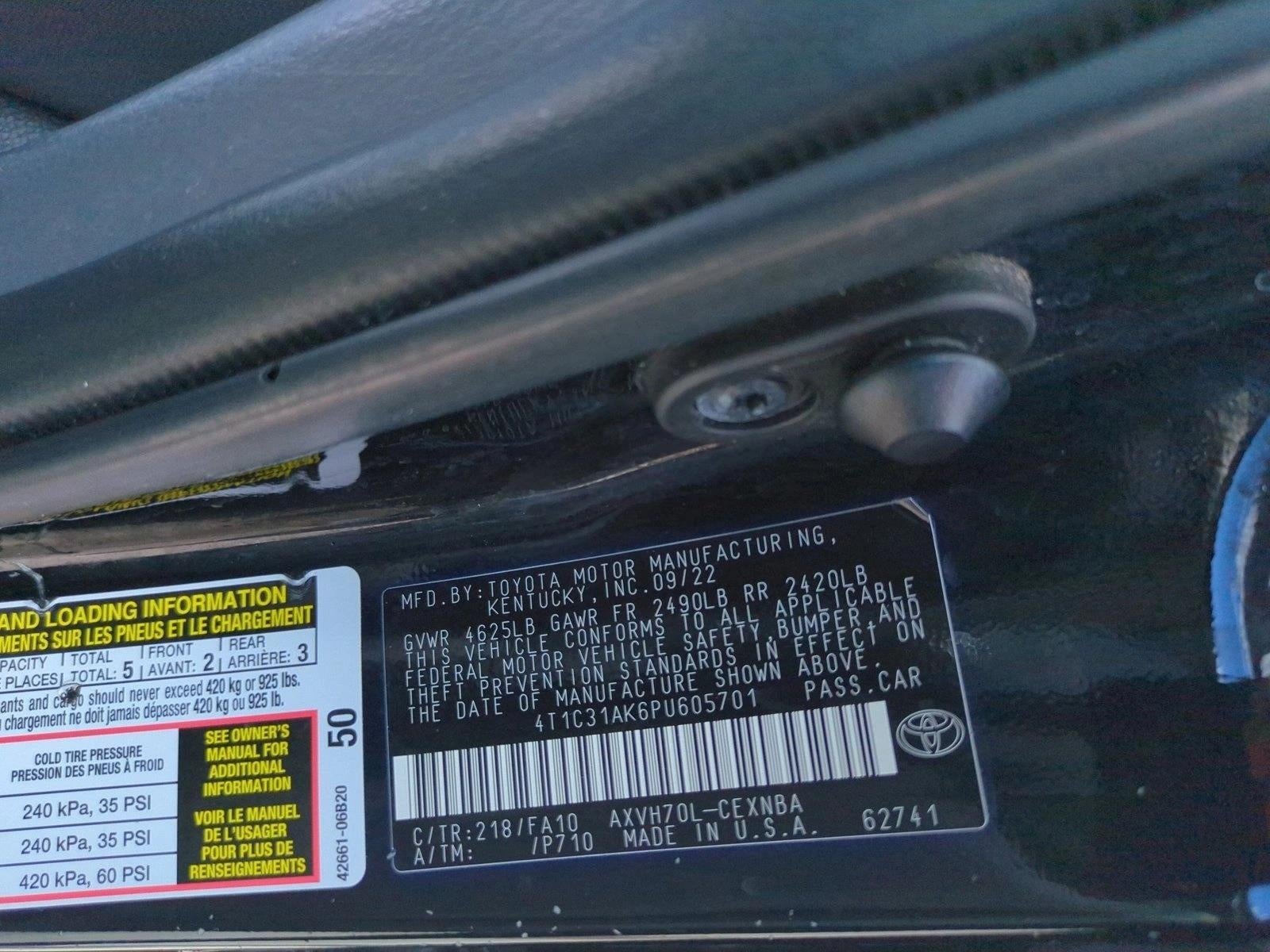 2023 Toyota Camry Hybrid LE CVT (Natl)