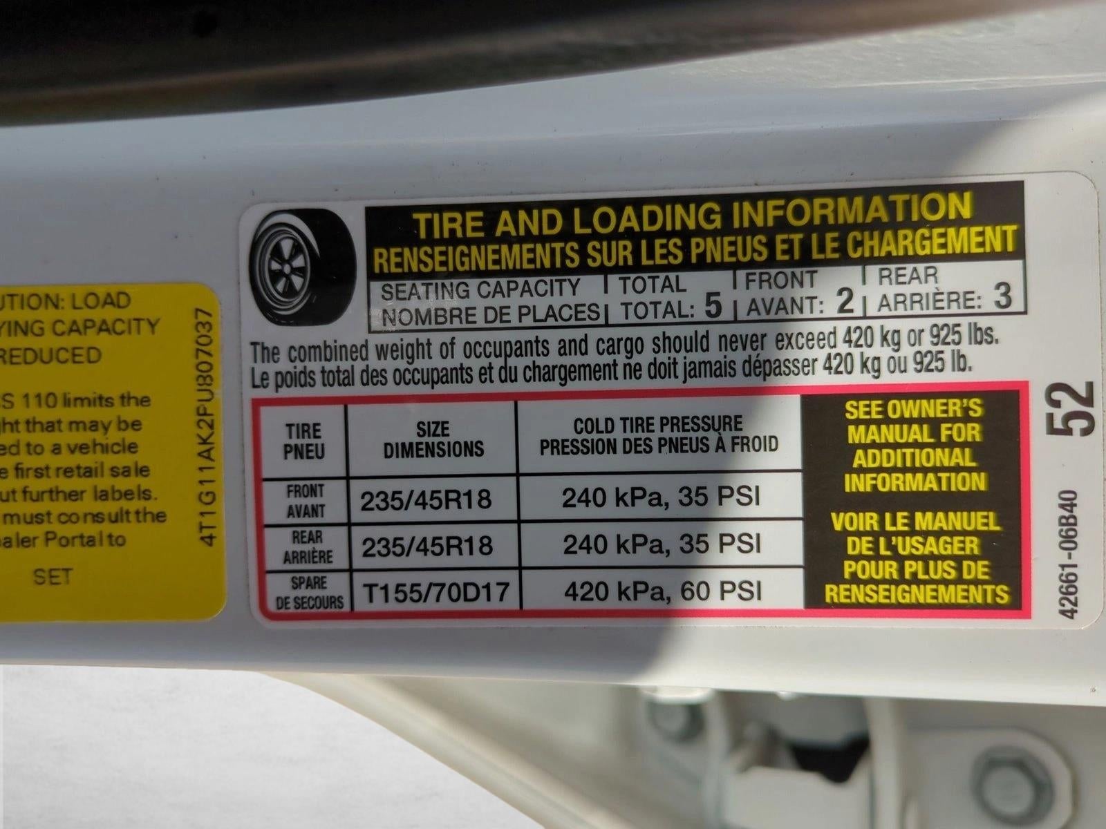 2023 Toyota Camry SE Auto (SE)