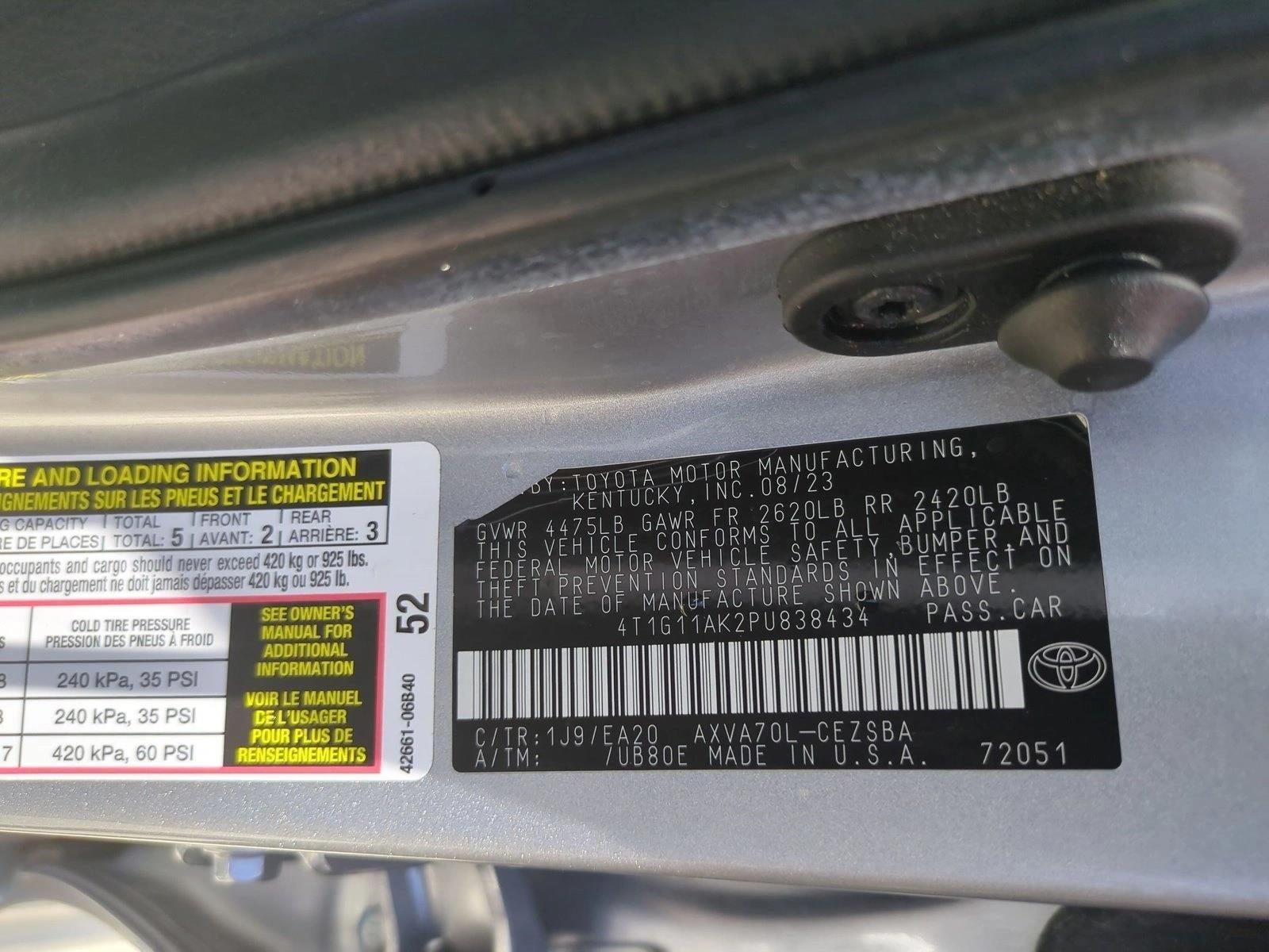 2023 Toyota Camry SE Auto (SE)