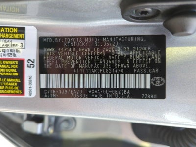 2023 Toyota Camry SE Auto (SE)