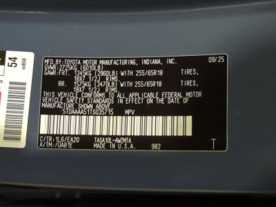 2026 Toyota Grand Highlander XLE FWD (Natl)