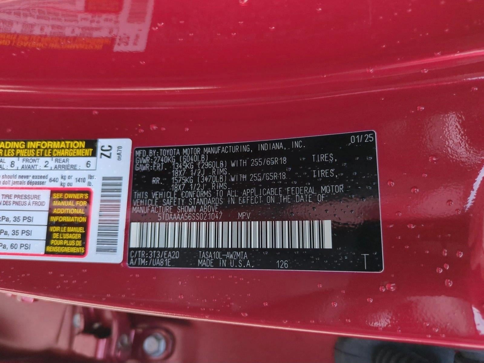2025 Toyota Grand Highlander XLE FWD (Natl)