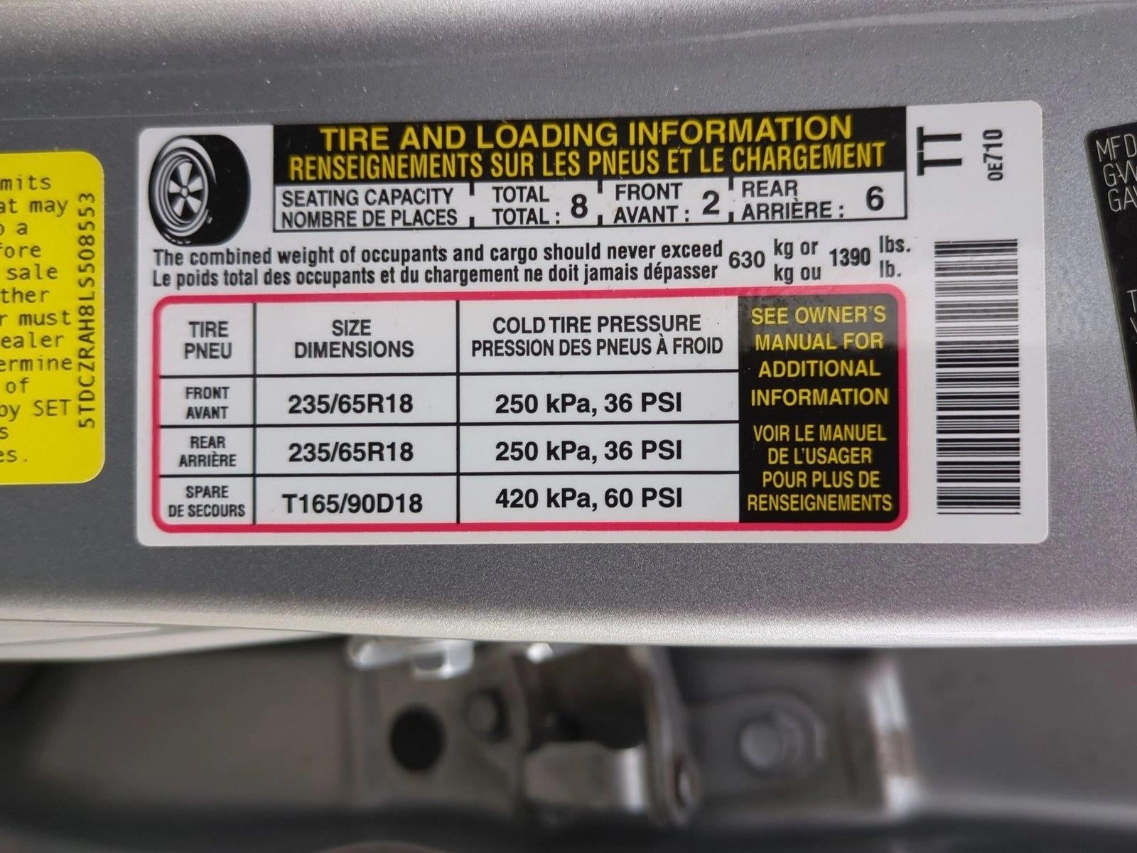 2020 Toyota Highlander L FWD (Natl)