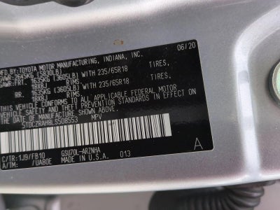 2020 Toyota Highlander L FWD (Natl)