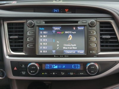 2017 Toyota Highlander XLE V6 AWD (Natl)