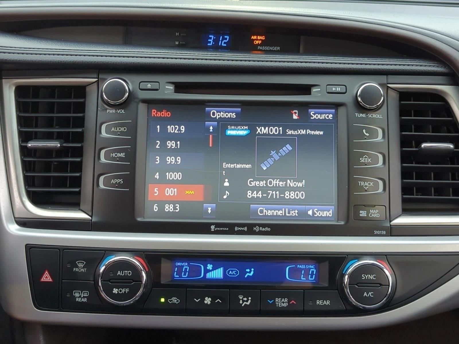 2016 Toyota Highlander FWD 4dr V6 XLE (Natl)