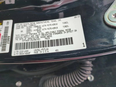 2016 Toyota Tundra 4WD Truck 4WD CrewMax Short Bed 5.7L FFV Limited (SE)