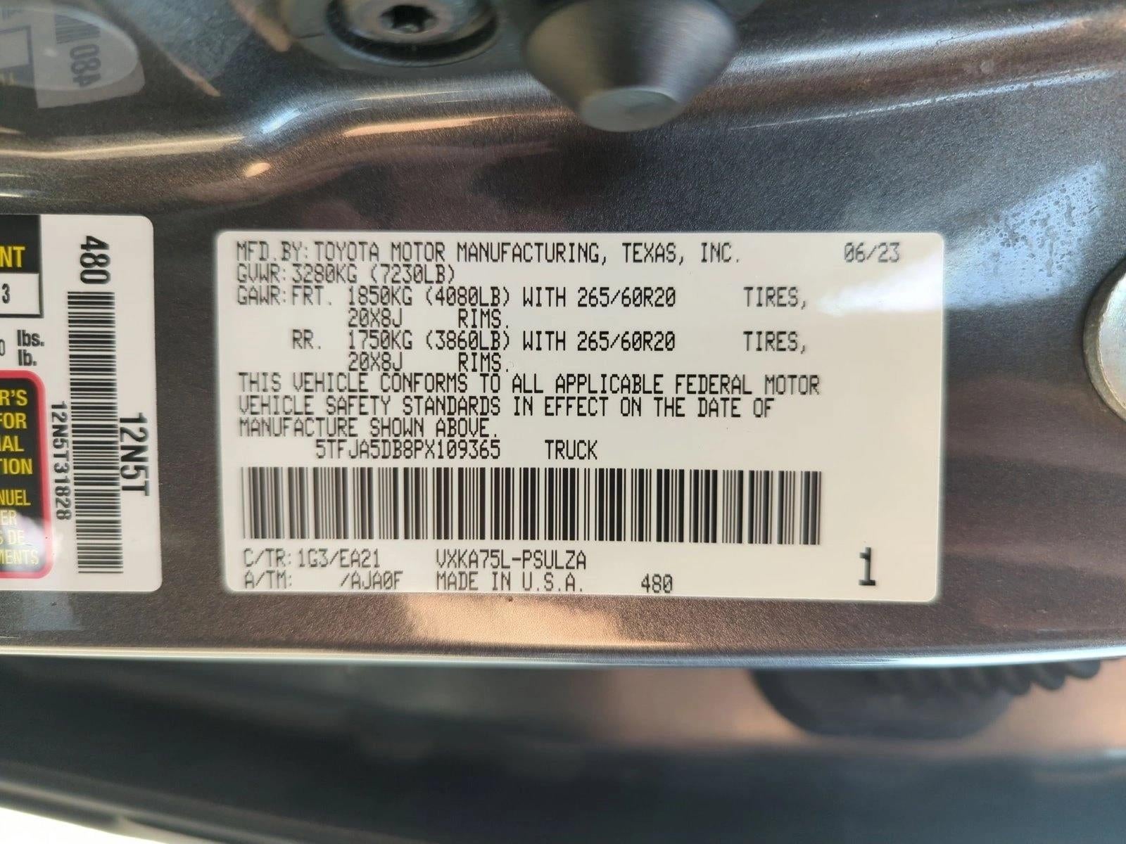 2023 Toyota Tundra 4WD 4WD Limited CrewMax 5.5' Bed (Natl)