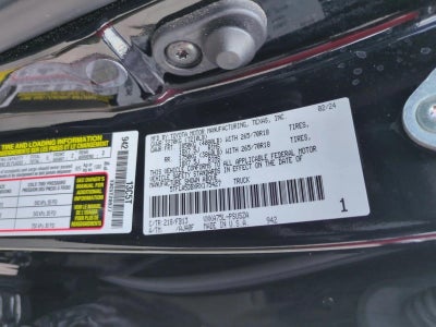 2024 Toyota Tundra 4WD 4WD SR5 CrewMax 5.5' Bed (SE)