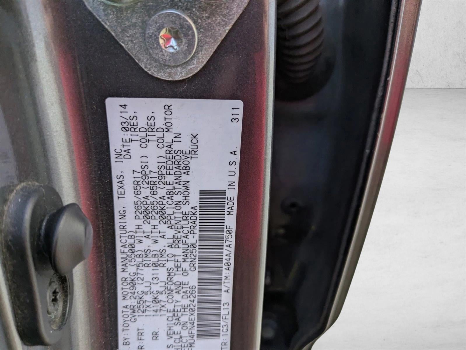 2014 Toyota Tacoma 4WD Double Cab Long Bed V6 Automatic (GS)