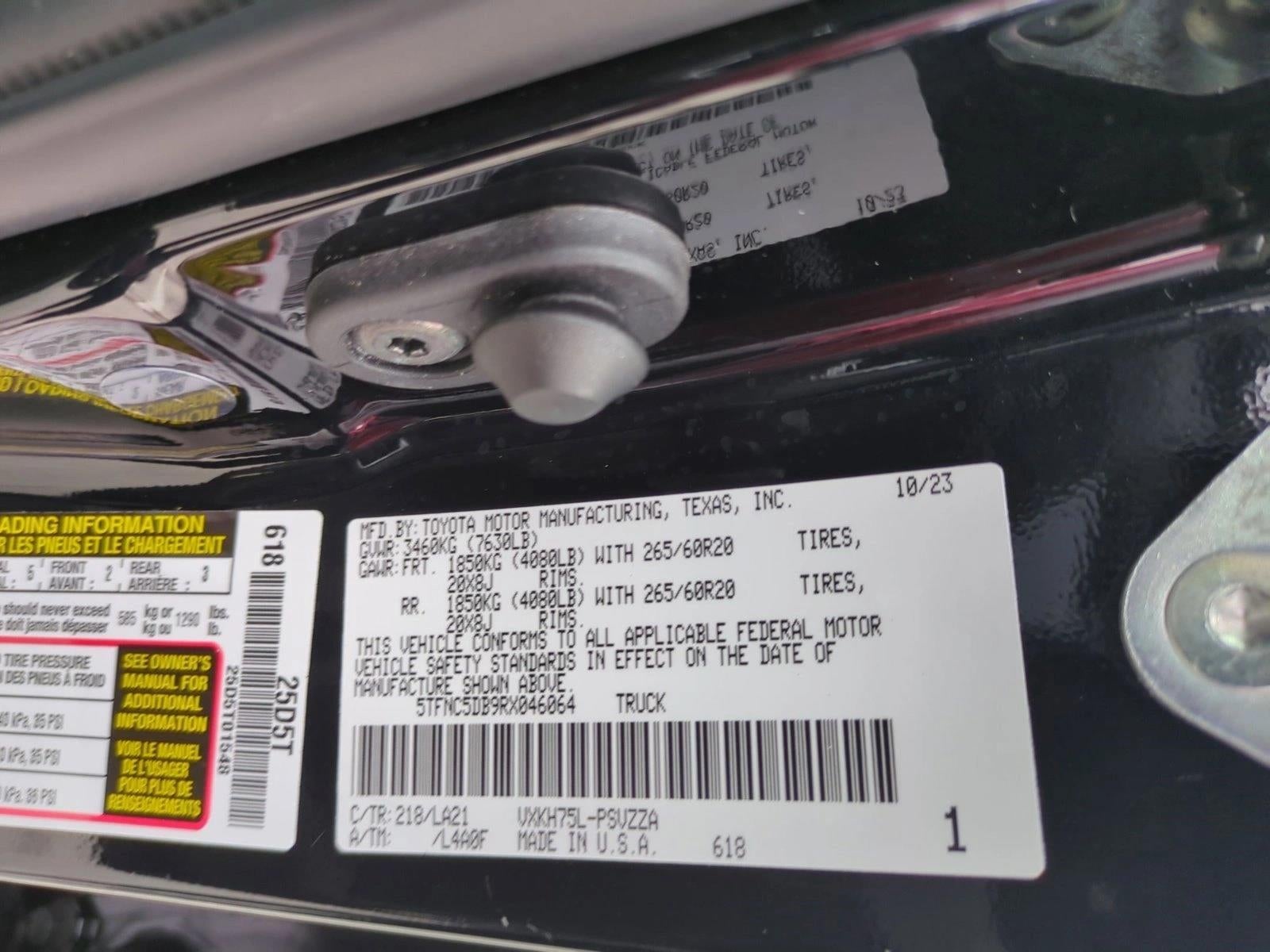 2024 Toyota Tundra 4WD 4WD Platinum Hybrid CrewMax 5.5' Bed (Natl)