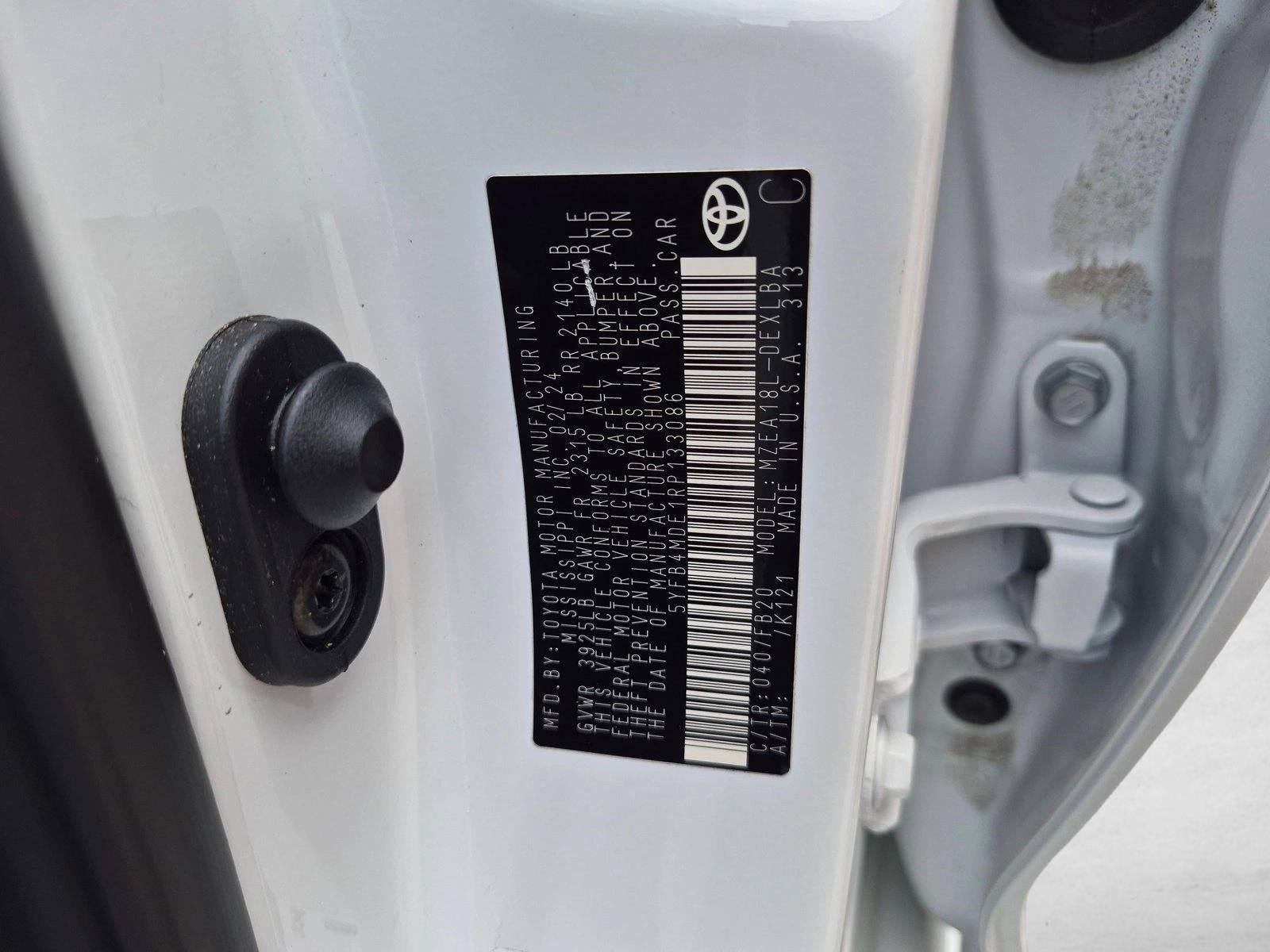 2024 Toyota Corolla LE CVT (Natl)