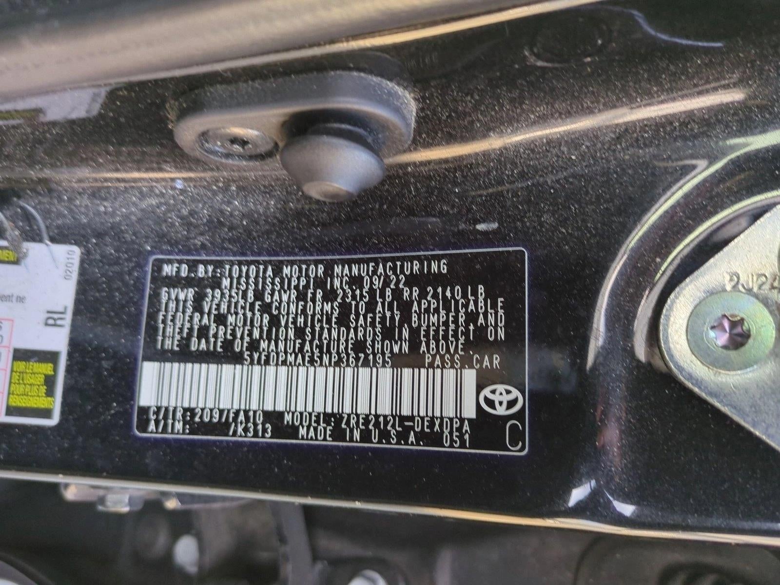 2022 Toyota Corolla L CVT (Natl)