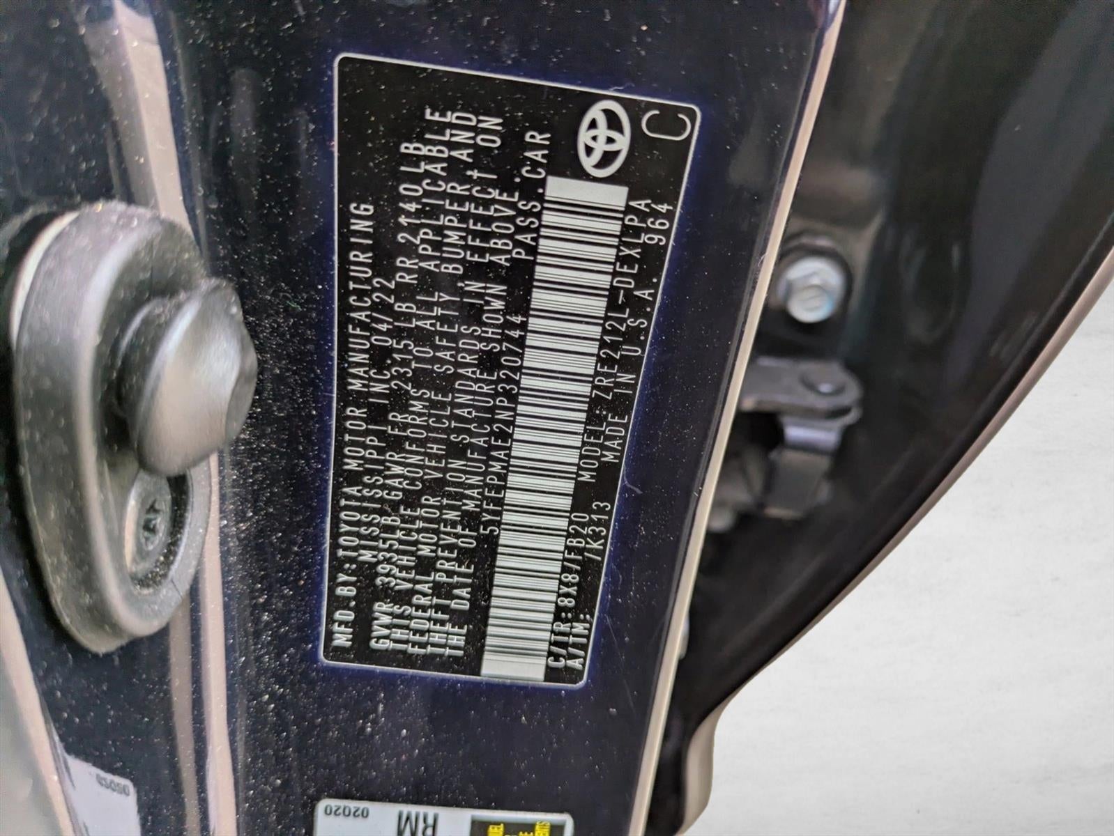 2022 Toyota Corolla LE CVT (Natl)