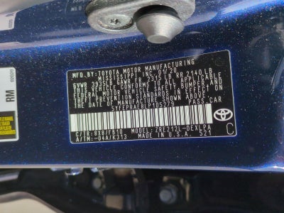 2020 Toyota Corolla LE CVT (Natl)