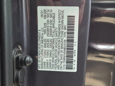 2021 Honda CR-V EX 2WD
