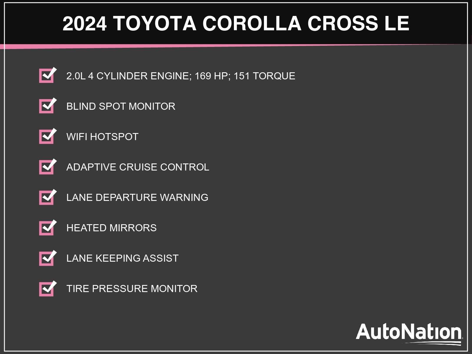 2024 Toyota Corolla Cross LE 2WD (Natl)