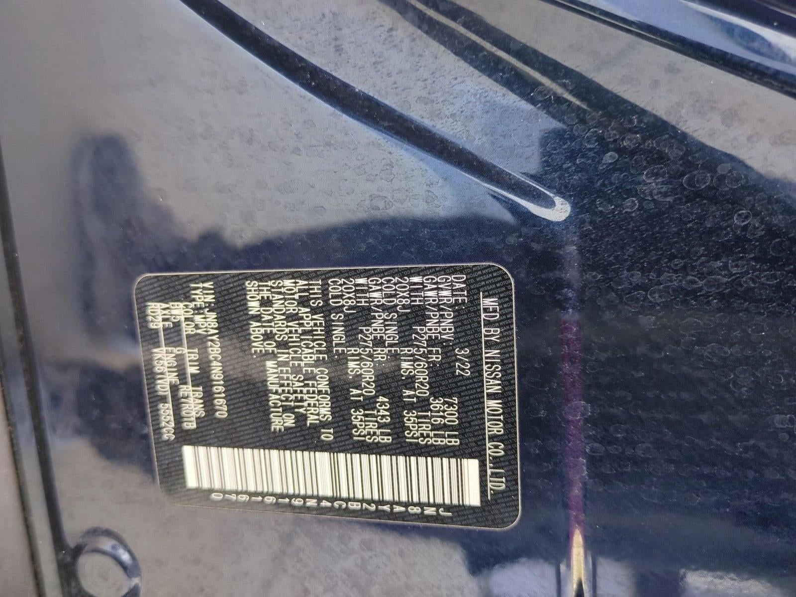 2022 Nissan Armada 4x2 SL