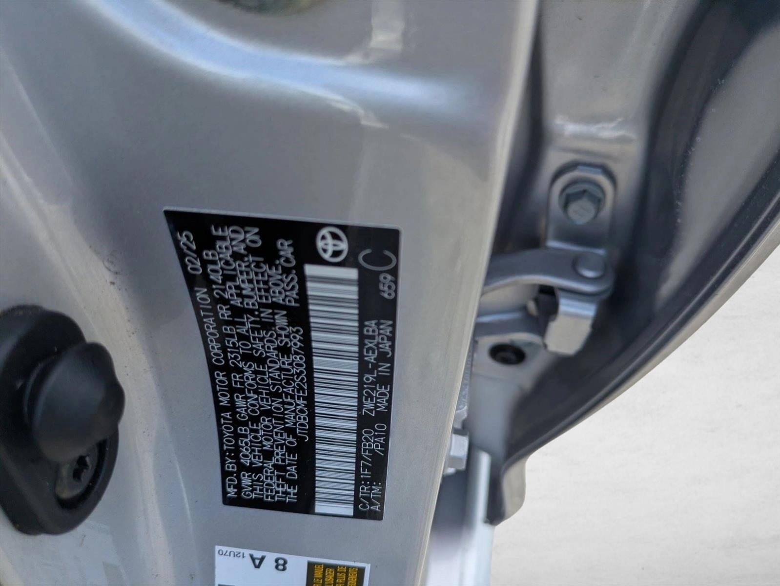 2025 Toyota Corolla Hybrid LE FWD (Natl)