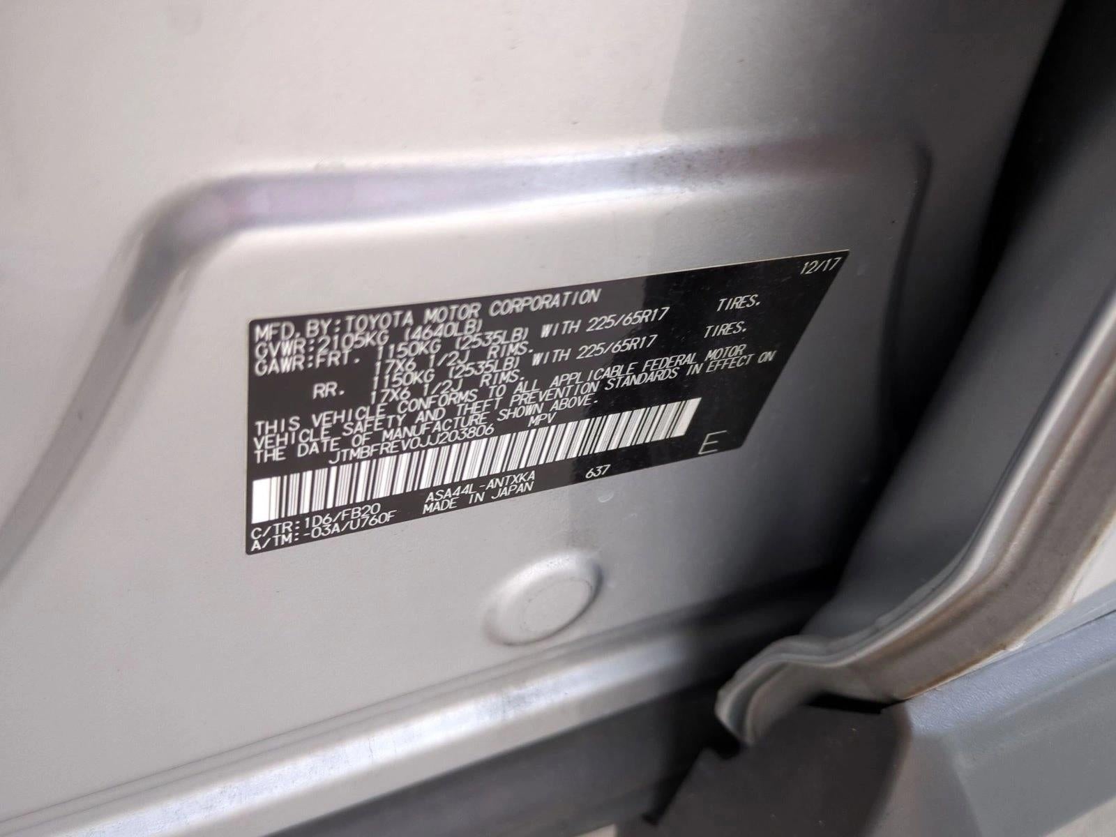 2018 Toyota RAV4 LE AWD (Natl)