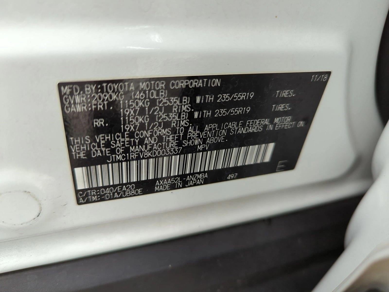 2019 Toyota RAV4 XLE Premium FWD (Natl)
