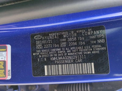 2022 Hyundai ELANTRA SEL IVT