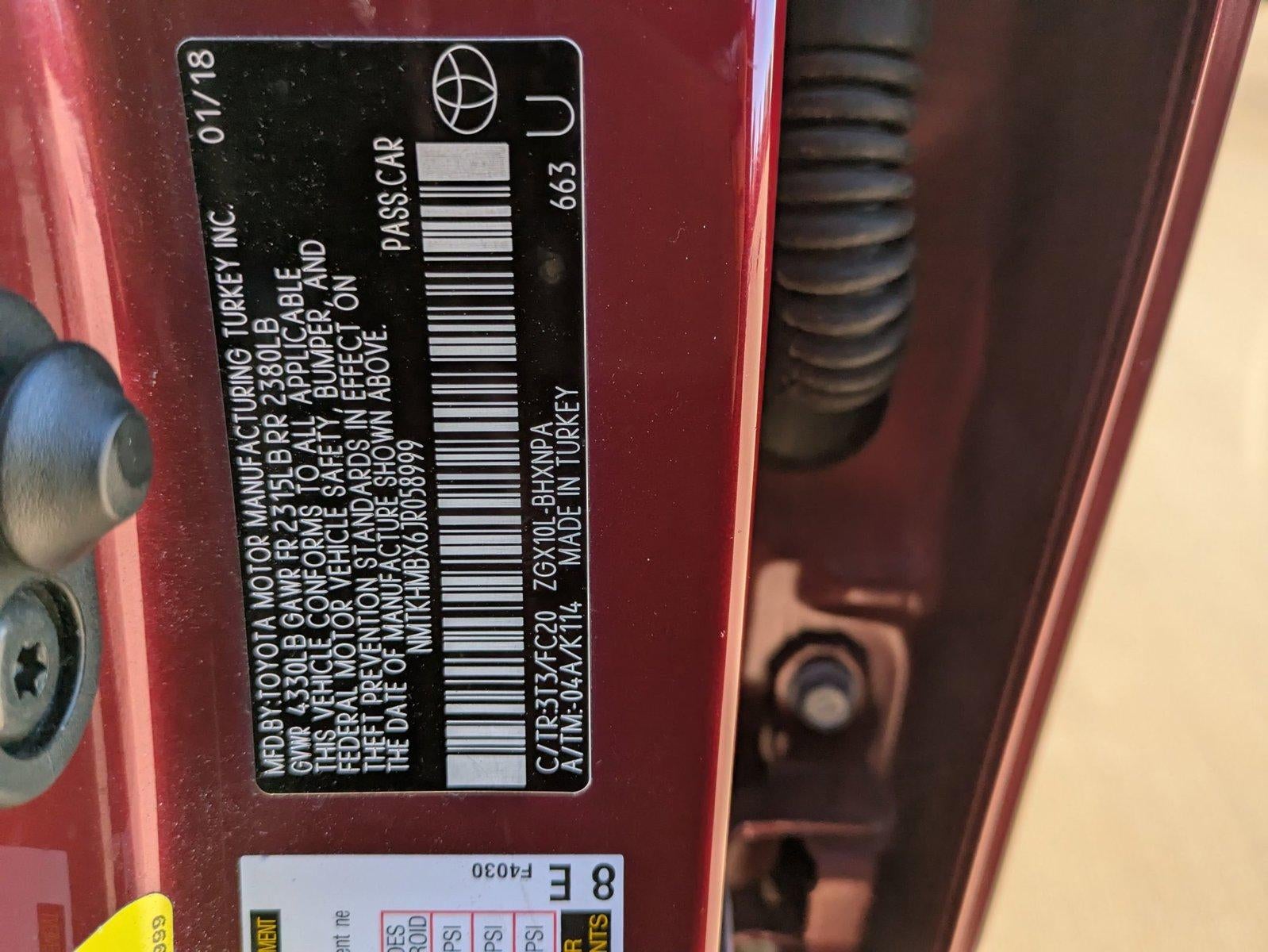 2018 Toyota C-HR XLE Premium FWD (Natl)