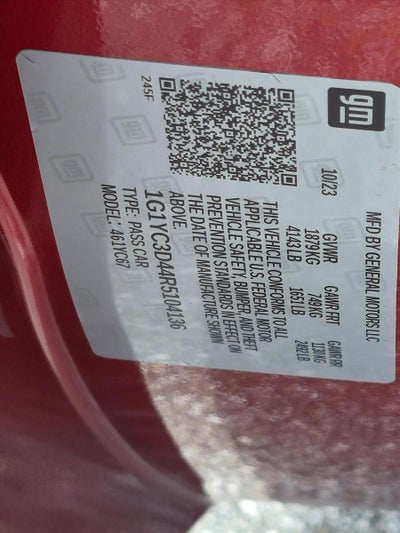 2024 Chevrolet Corvette Stingray Convertible 3LT