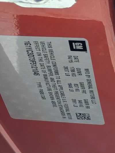 2015 Chevrolet Corvette Stingray Convertible 2LT