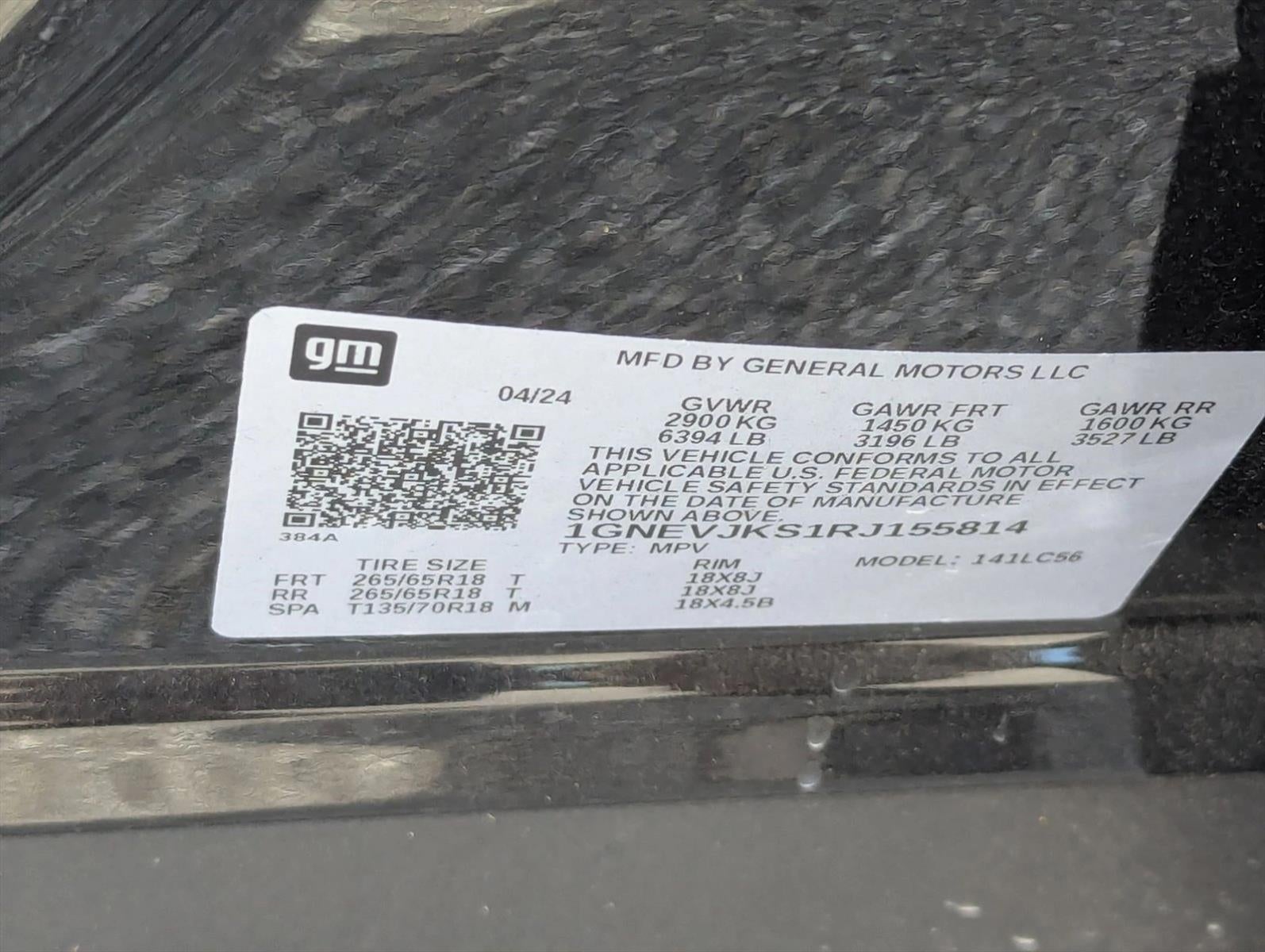 2024 Chevrolet Traverse Z71