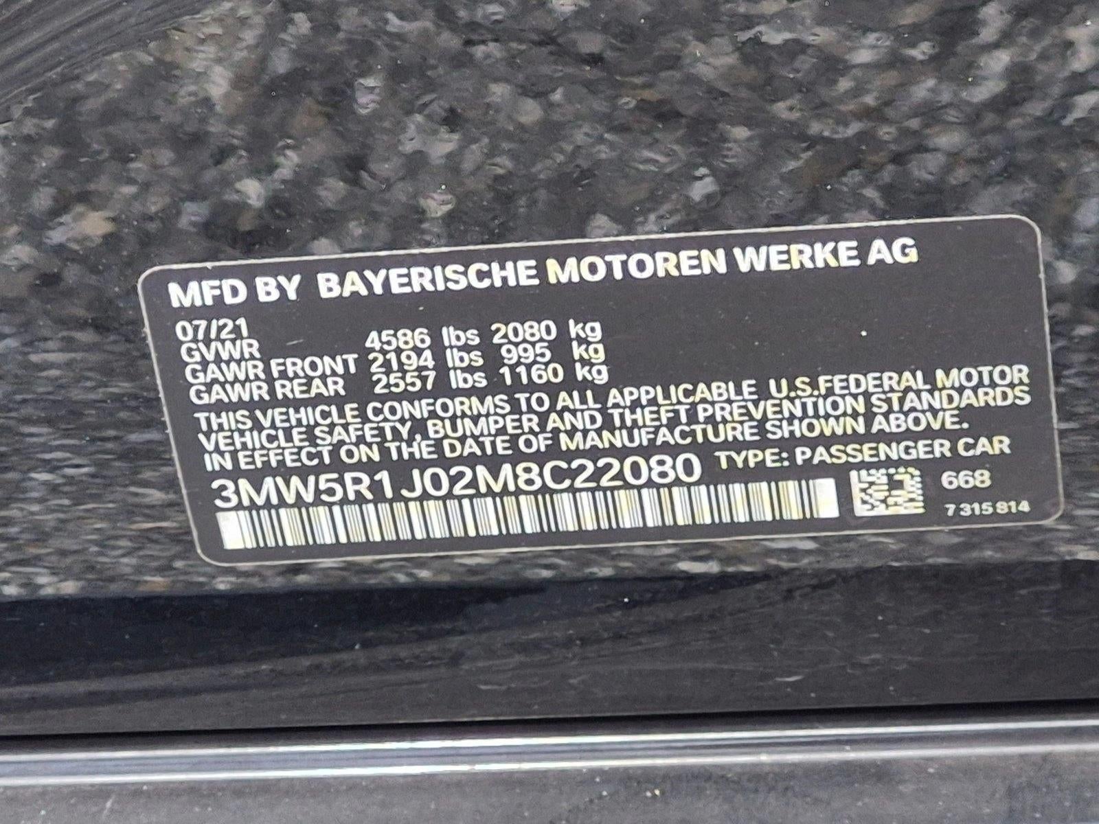 2021 BMW 330i Sedan North America